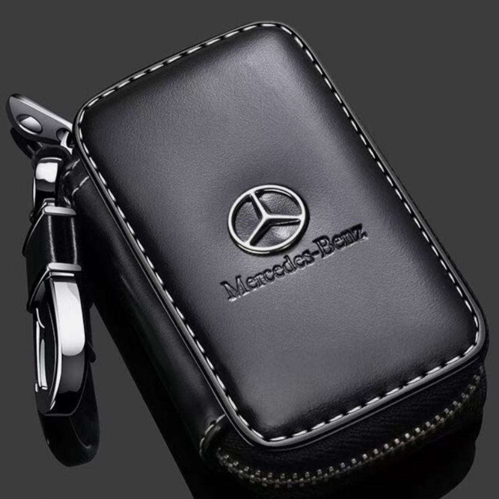 Barely used Mercedes Leather Keychain